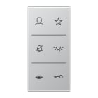 JUNG - Design-Cover Video, F50, Serie LS, Aluminium