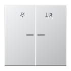 JUNG - Hotelwippe, Innenstelle, Symbole Nicht stören und Zimmer aufräumen, Aluminium