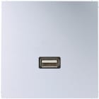 JUNG - Multimedia-Anschlusssystem USB 2.0, Serie LS, Aluminium