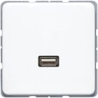 JUNG - Multimedia-Anschlusssystem USB 2.0, Serie CD, alpinweiss