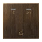 JUNG - Hotelwippe, Aussenstelle, Symbole Nicht stören/Zimmer aufräumen/Klingel, Messing