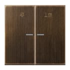 JUNG - Hotelwippe, Innenstelle, Symbole Nicht stören/Zimmer aufräumen, Messing antik