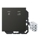 JUNG - Hotelabdeckung mit LED-Einheit 24 V, Aussenstelle, anthrazit