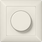 JUNG - Drehdimmer LED mit Dreh-Ausschalter, mit Rahmen, Serie AS, weiss
