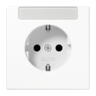 JUNG - SCHUKO Steckdose, 16A 250V ~,mit Beschriftungsfeld(sprühnebeldicht)