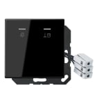 JUNG - Hotelabdeckung mit LED-Einheit 230 V, Aussenstelle, Serie LS, schwarz