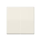 JUNG - Steuertaste 2fach Standard, Duroplast, Serie AS, weiss