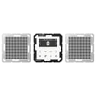 JUNG - Smart Radio DAB+ Bluetooth, Set Stereo, Serie A, alpinweiss