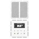 JUNG - Smart Radio DAB+, Set Mono, Serie CD, alpinweiss