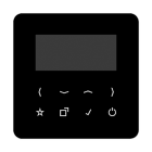 JUNG - DAB+ Display für das Smart Radio DAB+, Serie CD, schwarz