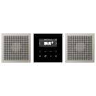 JUNG - Smart Radio DAB+, Set Stereo, Serie LS, Edelstahl