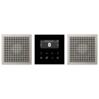 JUNG - Smart Radio DAB+ Bluetooth, Set Stereo, Serie LS, Edelstahl