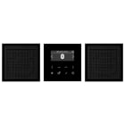 JUNG - Smart Radio DAB+ Bluetooth, Set Stereo, Serie LS, schwarz