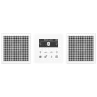 JUNG - Smart Radio DAB+ Bluetooth, Set Stereo, Serie LS, alpinweiss