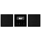 JUNG - Smart Radio DAB+, Set Stereo, Serie LS, schwarz