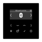 JUNG - Smart Radio DAB+ Bluetooth, Serie LS, schwarz