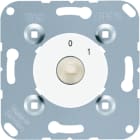 JUNG - Drehschalter, 20 AX 250V ~, Ausschalter 2-pol. 20 AX 250V ~, ohne Krallen,