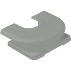 JUNG - Einführungsschieber für Kabel und Minikanal, Thermoplast, steingrau