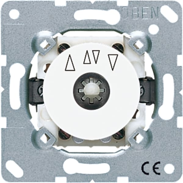 JUNG - Jalousie-Drehschalter Wendeschalter/-taster 1-pol. (1 Antrieb), 10A 250V ~, , UP
