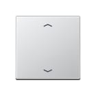 JUNG - Wippe, mit Pfeilsymbolen für KNX Taster 1fach, Serie A, aluminium