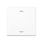 JUNG - Wippe, mit Pfeilsymbolen für KNX Taster 1fach, Duroplast, Serie A, alpinweiss