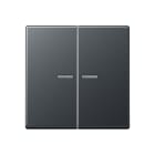 JUNG - Wippe mit Lichtleiter für KNX Taster 2fach, Thermoplast lackiert, anthrazit