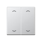 JUNG - Wippe, mit Pfeilsymbolen für KNX Taster 2fach, Serie A, aluminium