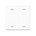 JUNG - Wippe, mit Pfeilsymbolen für KNX Taster 2fach, Thermoplast, Serie A, alpinweiss