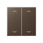 JUNG - Wippe, mit Pfeilsymbolen für KNX Taster 2fach, Serie A, mokka