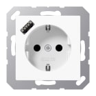 JUNG - SCHUKO Steckdose 16A 250V ~, mit USB-Ladegerät 1 x Typ A, SAFETY+, Serie AS/A,