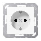 JUNG - SCHUKO Steckdose, 16A 250V ~, Schraubklemmen, Thermoplast, Serie AS/A,