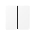 JUNG - Tastensatz 1fach, F40, Serie A, schneeweiss matt