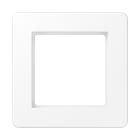 JUNG - Rahmen 1fach, Thermoplast lackiert, A FLOW, schneeweiss matt