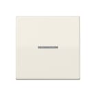 JUNG - Wippe mit Lichtleiter für KNX Taster 1fach, Duroplast, Serie AS, weiss