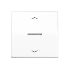 JUNG - Wippe mit Lichtleiter, mit Pfeilsymbolen für KNX Taster 1fach, Duroplast,