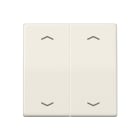 JUNG - Wippe, mit Pfeilsymbolen für KNX Taster 2fach, Duroplast, Serie AS, weiss