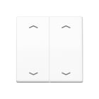 JUNG - Wippe, mit Pfeilsymbolen für KNX Taster 2fach, Duroplast, Serie AS, alpinweiss
