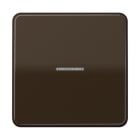 JUNG - Wippe mit Lichtleiter für KNX Taster 1fach, Duroplast, Serie CD, braun