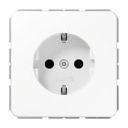 JUNG - SCHUKO Steckdose, 16 A 250V ~, Schraubklemmen, Duroplast, Serie CD, alpinweiss