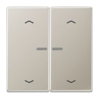 JUNG - Wippe mit Lichtleiter, mit Pfeilsymbolen für KNX Taster 2fach, Serie LS, edst