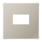 JUNG - Abdeckung für USB-Ladegerät, (gerastet), Serie LS, Edelstahl