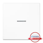 JUNG - MS! Wippe mit Lichtleiter für KNX Taster 1fach, Duroplast, Serie LS, alpinweiss