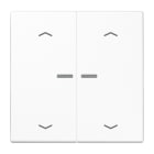 JUNG - Wippe mit Lichtleiter, mit Pfeilsymbolen für KNX Taster 2fach, Duroplast,