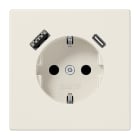 JUNG - SCHUKO Steckdose 16A 250V ~, mit USB-Ladegerät 1xTyp A + 1xTyp C, SAFETY+, weiss