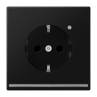 JUNG - SCHUKO Steckdose, 16A 250V ~, mit LED-Orientierungslicht, SAFETY+, graphitsc