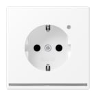 JUNG - SCHUKO Steckdose, 16A 250V ~, mit LED-Orientierungslicht, SAFETY+, schneewei