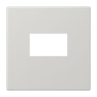 JUNG - Abdeckung für USB-Ladegerät, (gerastet), Serie LS, lichtgrau