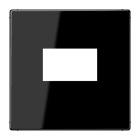 JUNG - Abdeckung für USB-Ladegerät, (gerastet), Serie LS, schwarz