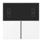 JUNG - Tastensatz 3fach, F40 Raumcontroller, Serie LS, schneeweiss matt