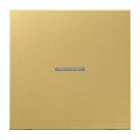 JUNG - Wippe mit Lichtleiter für KNX Taster 1fach, Messing, Serie LS, Messing classic